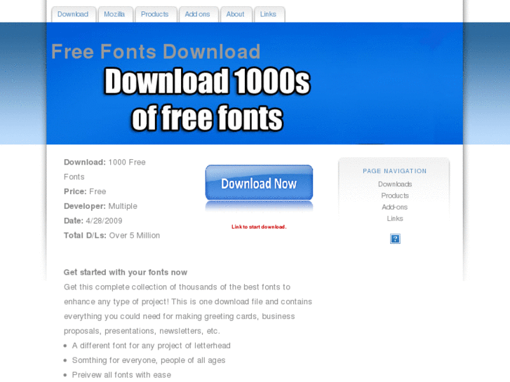 www.1000fontsforfree.com