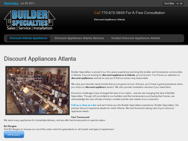 www.discountappliancesatlanta.com