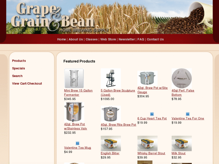 www.grapegrainandbeanstore.com