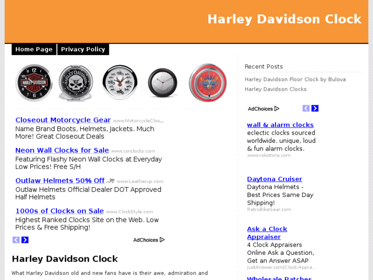 www.harleydavidsonclock.net