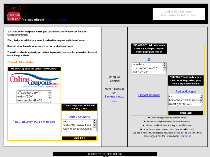 www.linkmecodes.com