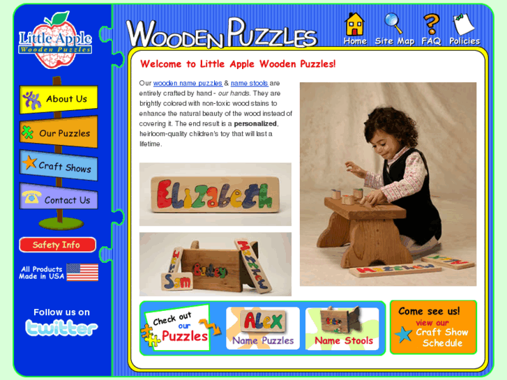 www.littleapplewoodenpuzzles.com