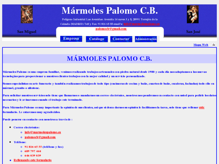 www.marmolespalomo.es