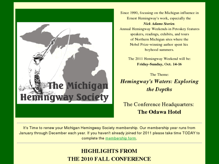 www.michiganhemingwaysociety.com