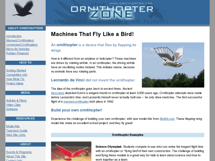 www.ornithopter.org