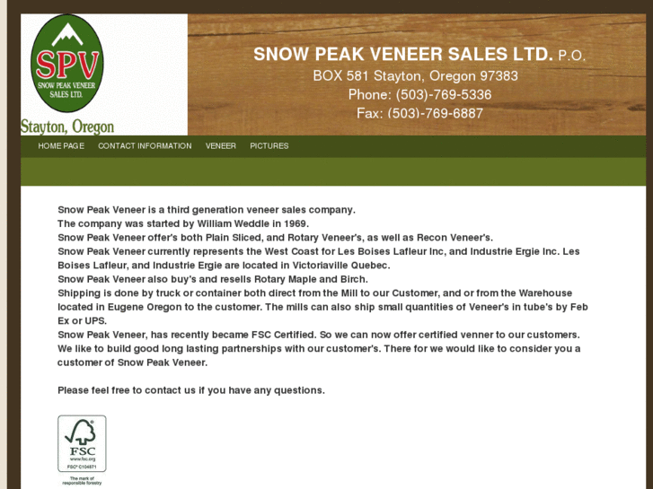 www.snowpeakveneer.com