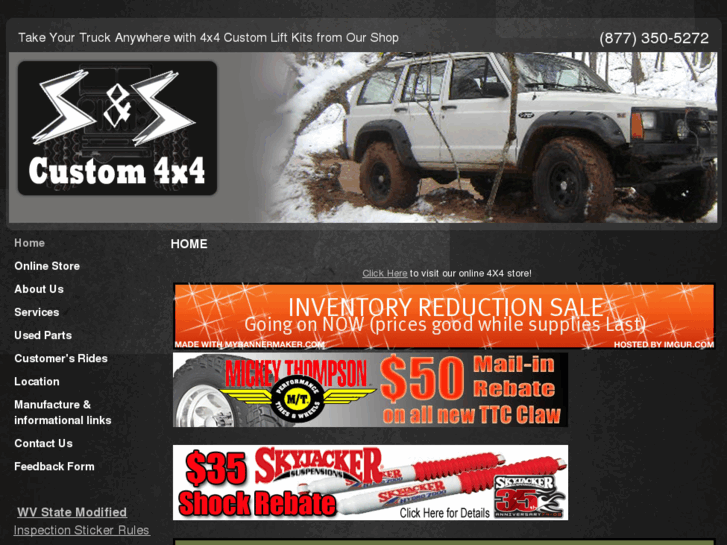 www.snscustom4x4.com