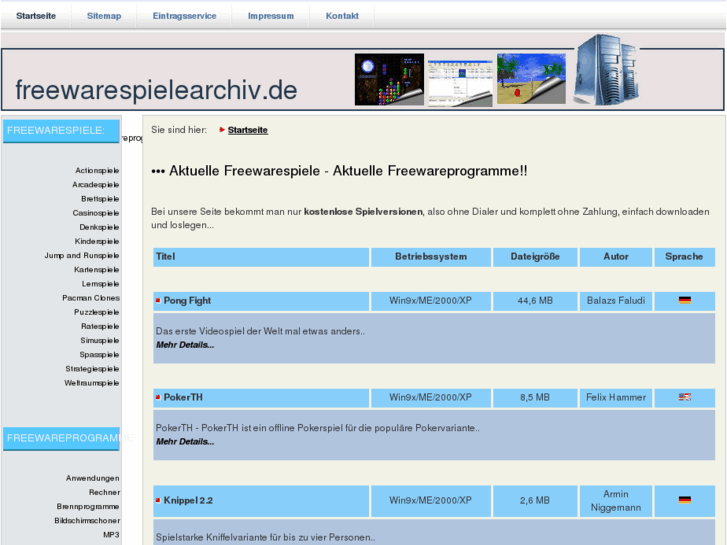 www.freewarespielearchiv.de