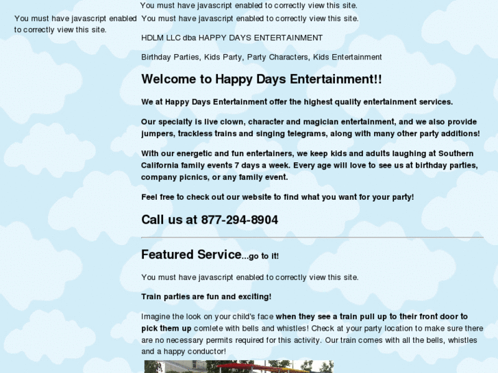 www.happydaysentertainment.com