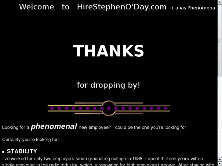 www.hirestephenoday.com