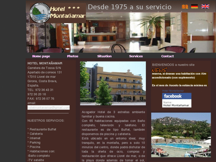 www.hotelmontanyamar.net