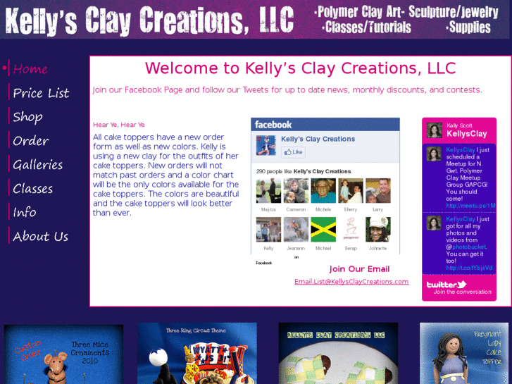 www.kellysclaycreations.com