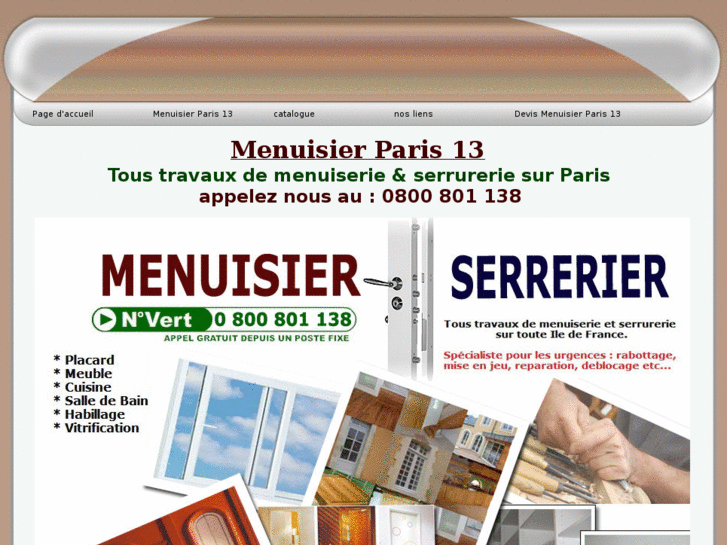 www.menuisierparis13.net