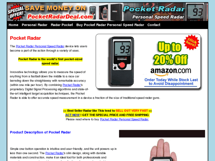 www.pocketradardeal.com