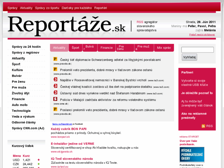 www.reportaze.sk