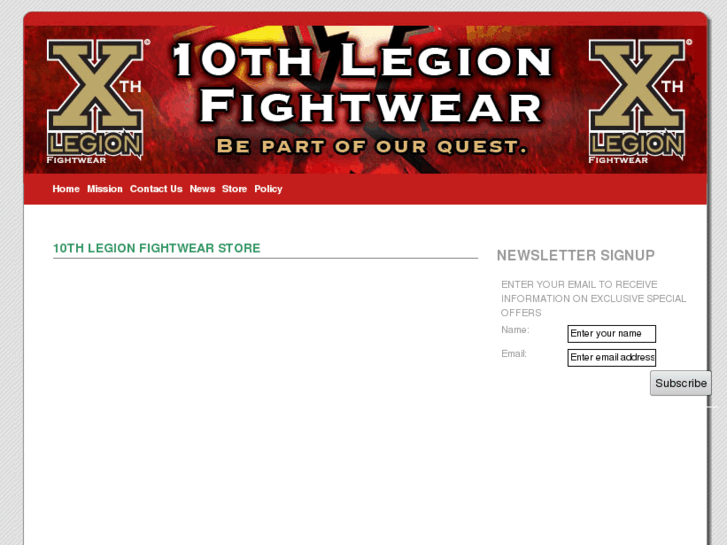 www.10thlegionfightwearshop.com