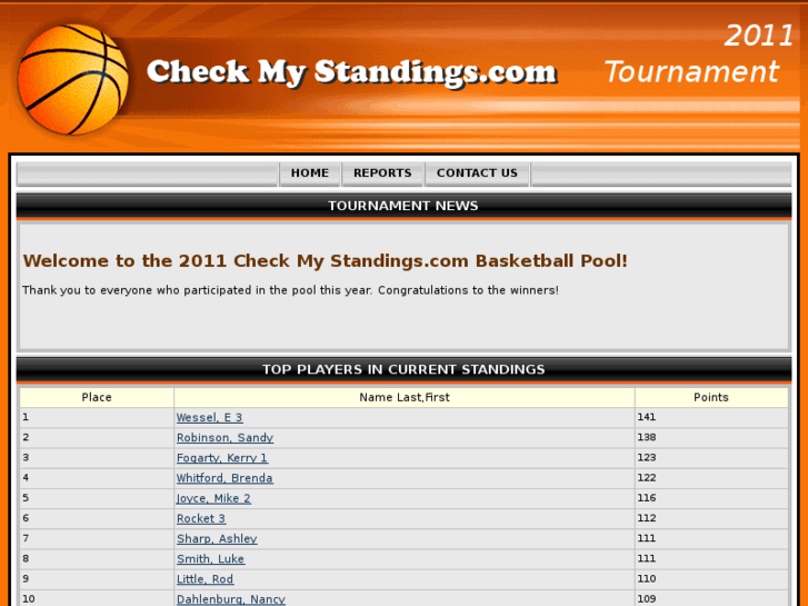 www.checkmystandings.com