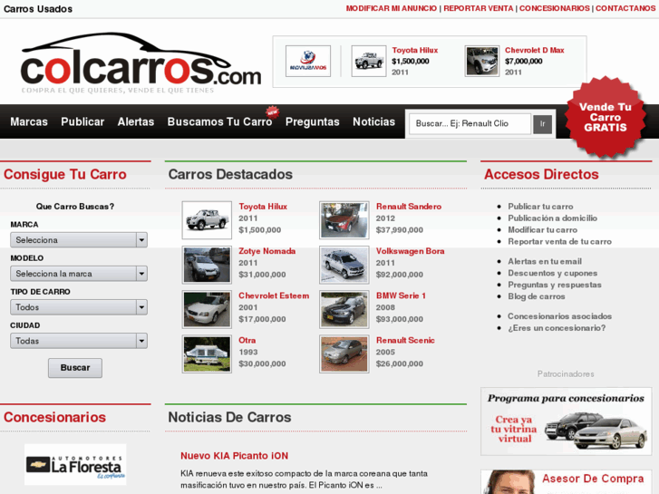 www.colcarros.com