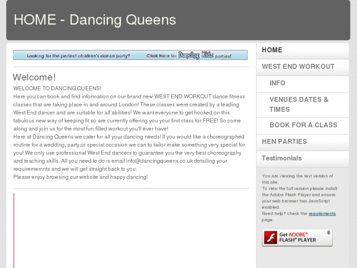 www.dancingqueens.co.uk