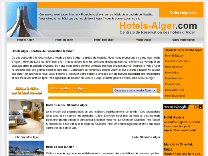 www.hotels-alger.com