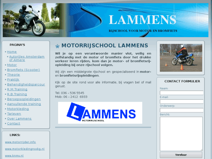 www.motorrijschoollammens.nl