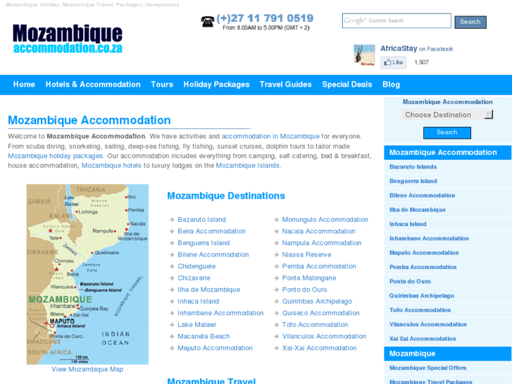 www.mozambiqueaccommodation.co.za