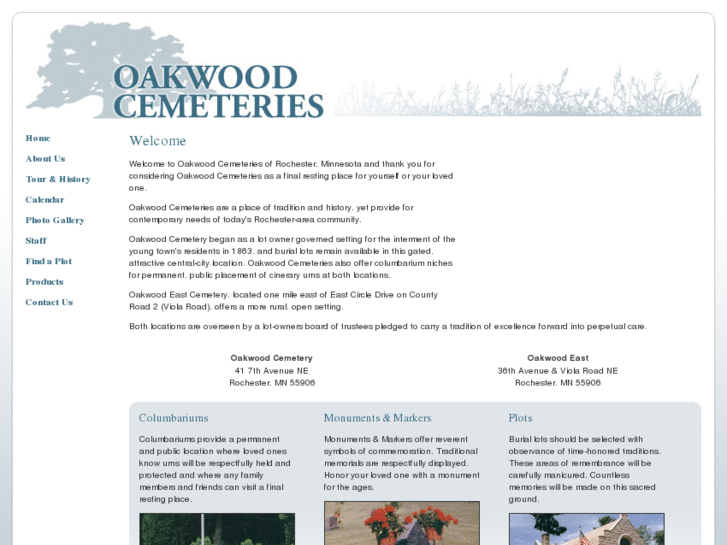 www.oakwoodcemeteries.com