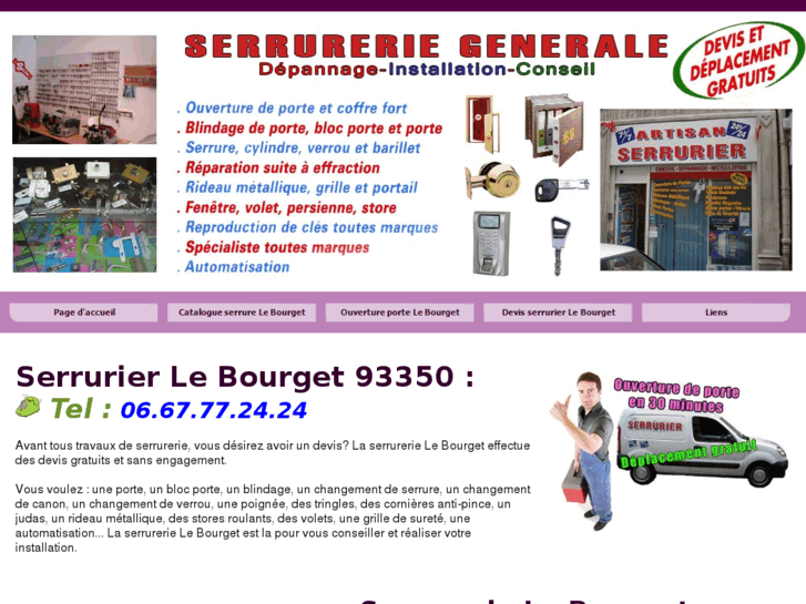 www.serrurierslebourget.net