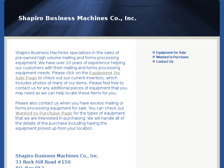 www.shapirobusinessmachines.com