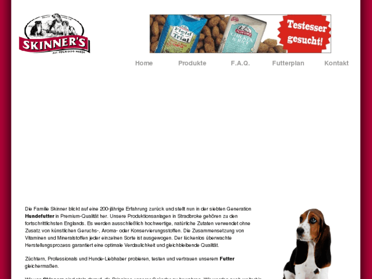 www.skinners-dogfood.com