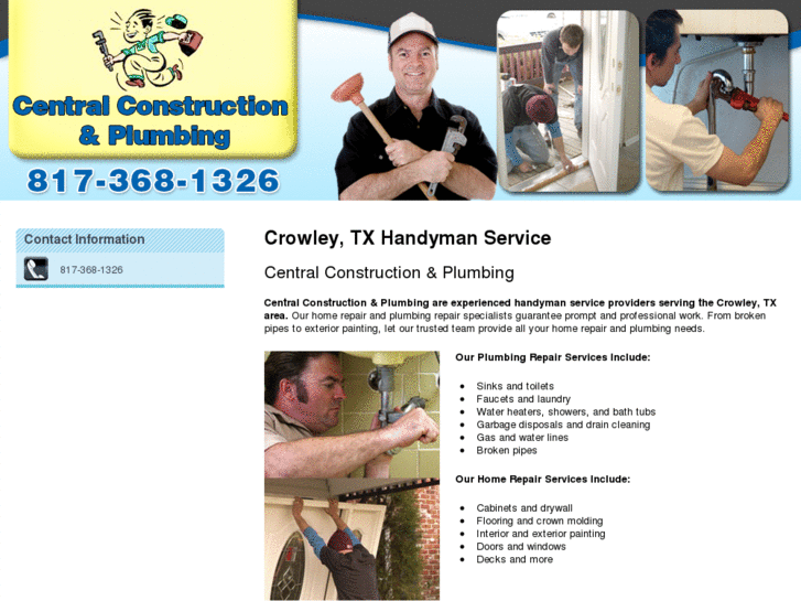 www.centralconstructionandplumbing.com