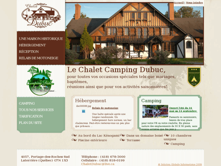 www.chaletcampingdubuc.com