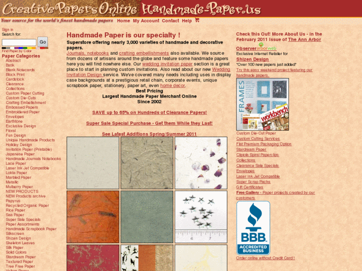 www.handmade-paper.us
