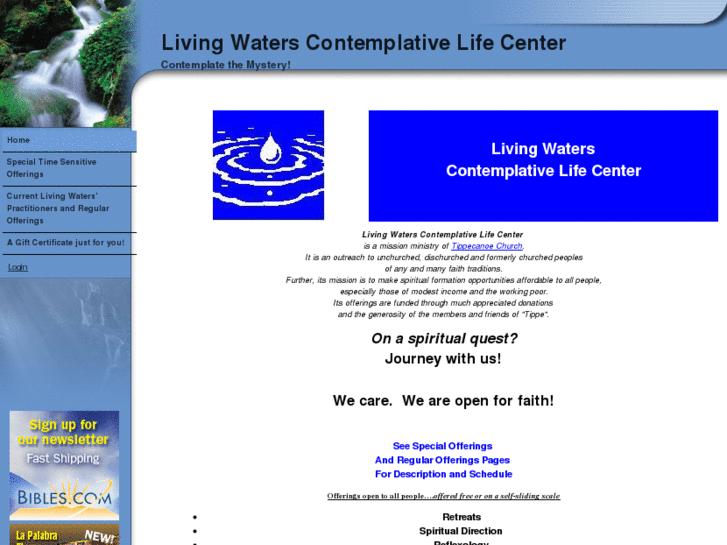 www.livingwaterscontemplativelifecenter.com