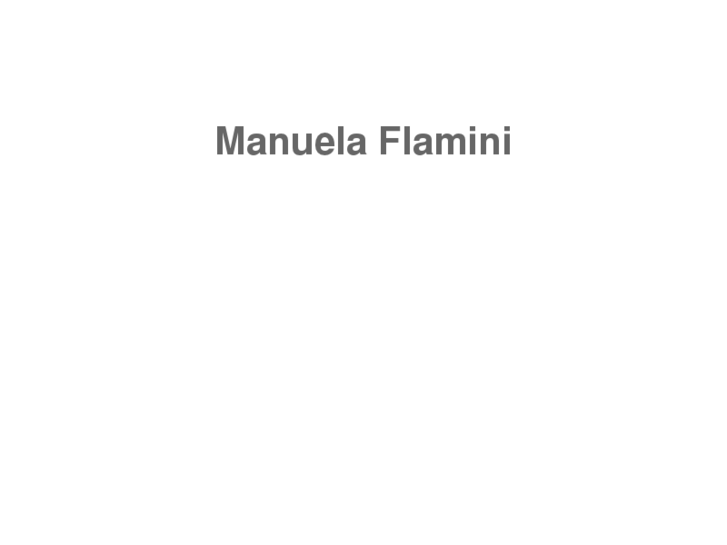 www.manuelaflamini.com