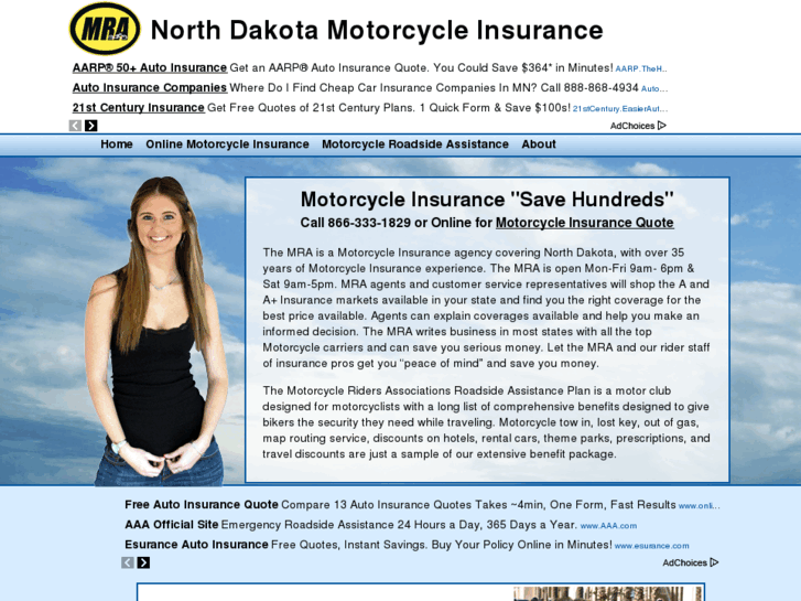 www.motorcycleinsurancenorthdakota.net