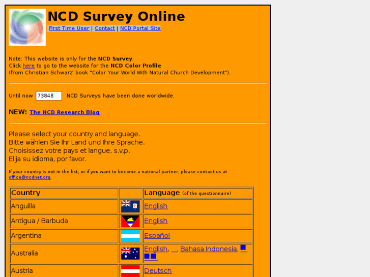 www.ncdsurvey.com