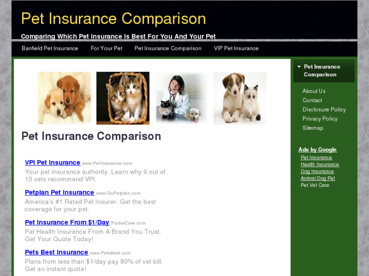 www.petinsurancecomparisonshop.com