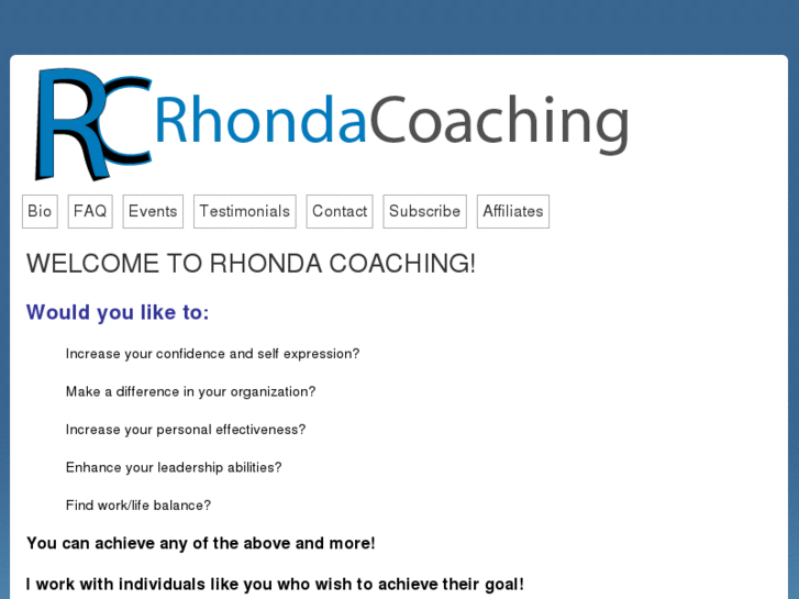 www.rhondacoaching.com