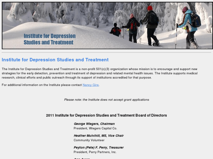 www.thedepressioninstitute.org