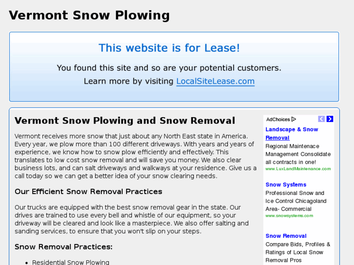 www.vermontsnowplowing.com