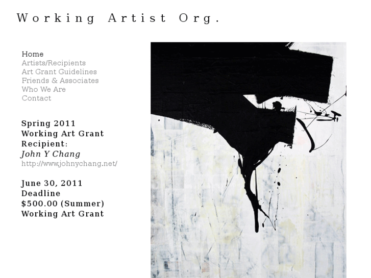 www.workingartist.org