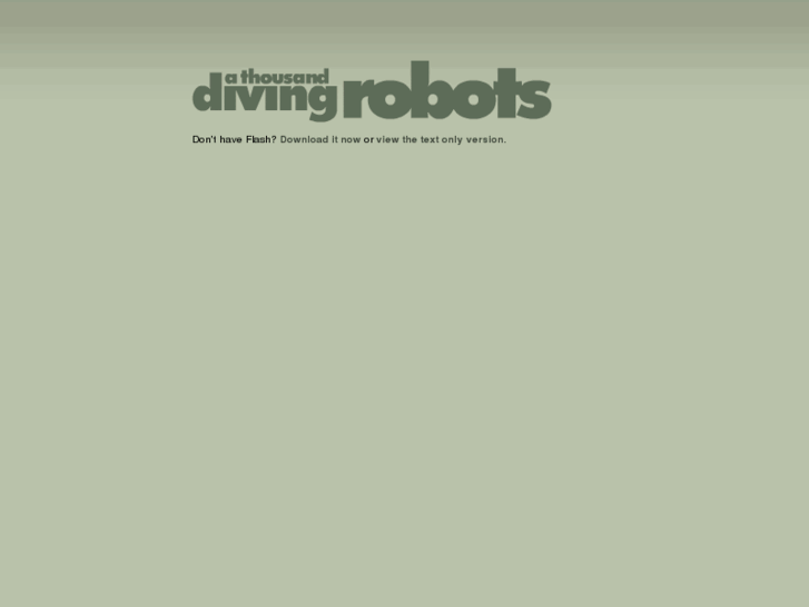 www.athousanddivingrobots.com