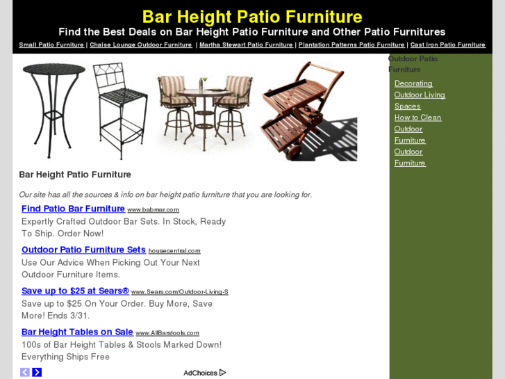 www.barheightpatiofurniture.net