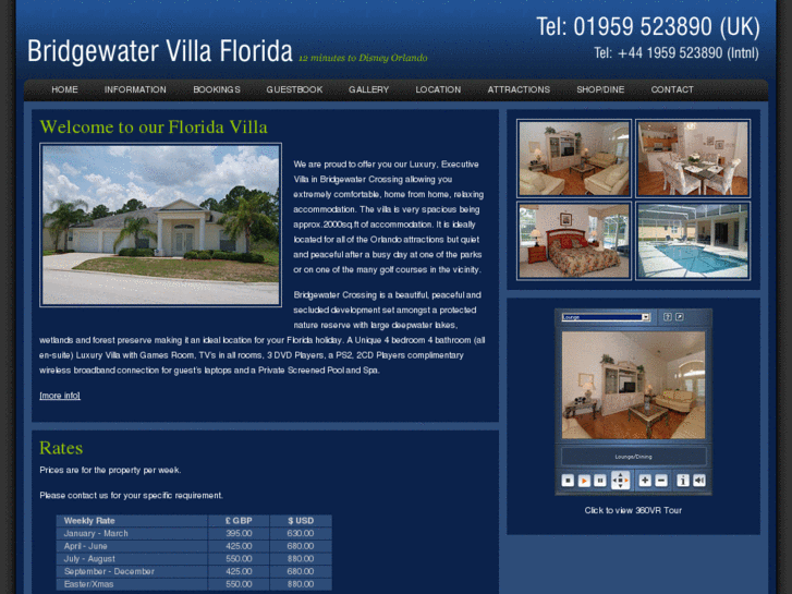 www.bridgewatervillasflorida.co.uk