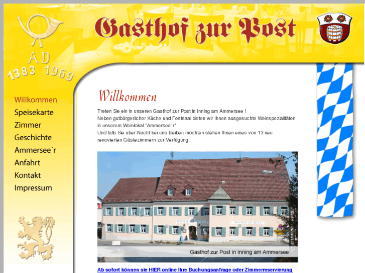 www.gasthofzurpost-inning.de