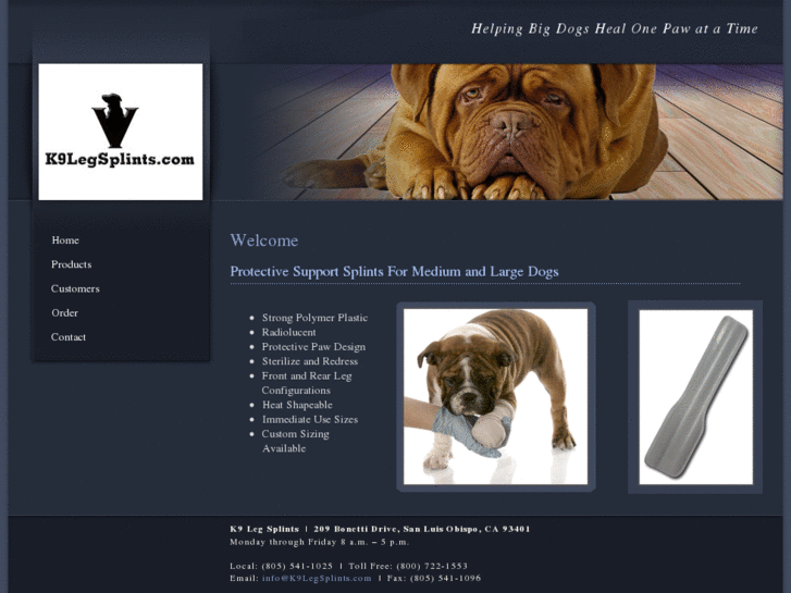 www.k9legsplints.com