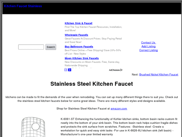 www.kitchenfaucetstainless.com