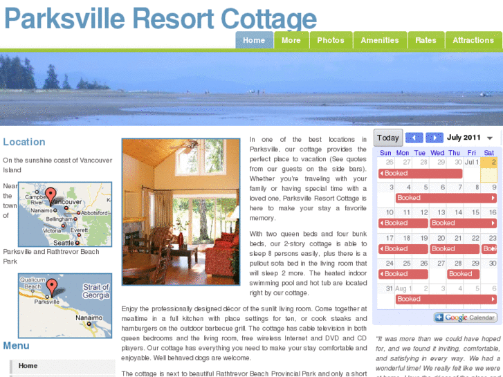 www.parksvilleresortcottage.com