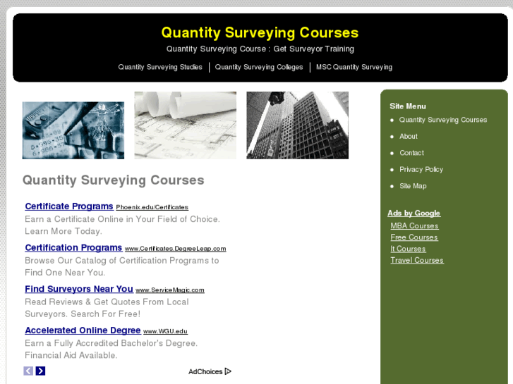 www.quantitysurveyingcourses.net